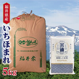 米 5kg 送料無料 白米 いちほまれ 令和五年産 福井県産 特A 5キロ お米 玄米 ごはん 一等米 単一原料米 分付き米対応可 保存食 米 真空パック 高級 保存米