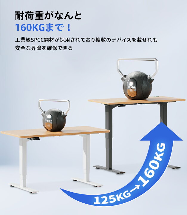 楽天市場】Maidesite 昇降デスク T2 Pro Plus 電動 昇降式テーブル 