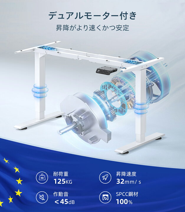 楽天市場】Maidesite 昇降デスク T2 Pro 電動 昇降テーブル 2つ 