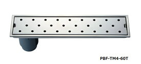 浴室排水ユニット INAX/LIXIL　PBF-TM4-60Y　トラップ付排水ユニット(目皿、施工枠付) 非防水層タイプ 横引きトラップ [◇]