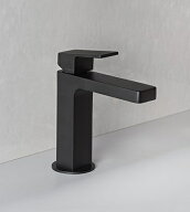 セラトレーディング　ZU0690R-N1　ジングル 湯水混合栓(引棒あり) エンボスドマットブラック [♪]