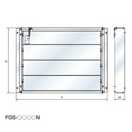 ホーコス　FGS-7025N　ファイヤーガード FGS-N型厨房用防火シャッター♪