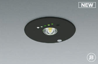 コイズミ照明　AR50619　非常用照明 LED一体型 非調光 昼白色 埋込型 M形 埋込穴φ100 ブラック 【在庫あり/即出荷可】