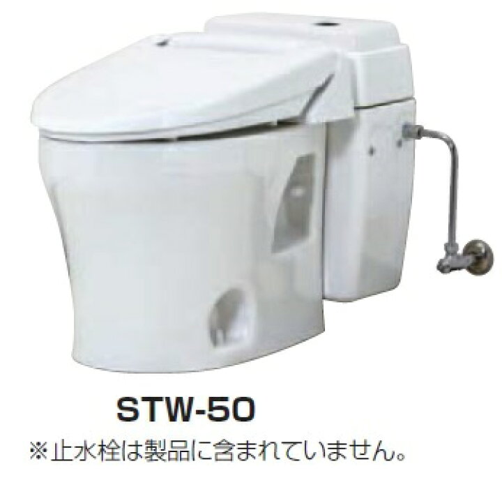 楽天市場】【最安値挑戦中！最大25倍】簡易水洗便器 ネポン STW-50H パールトイレ 暖房便座 洋式 ホワイト [♪ 関東限定] : まいどＤＩＹ
