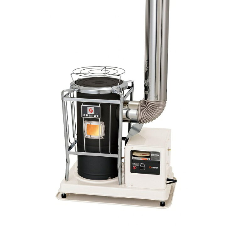楽天市場】長府/サンポット KSH-10BS-K8 C 石油暖房機 角型 煙突式 