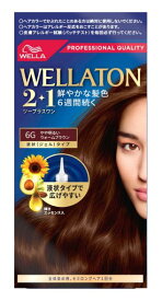 ウエラトーン2+1　液状タイプ（6G）＜やや明るいウォームブラウン＞【WELLA】【ツープラスワン】