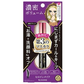 キスミー　ヒロインメイク　ボリューム＆カールマスカラアドバンストフィルム　01.漆黒ブラック(6g)