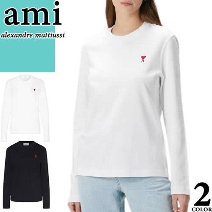 楽天市場】アミ パリス ami paris Tシャツ ロンT レディース 長袖 2025  