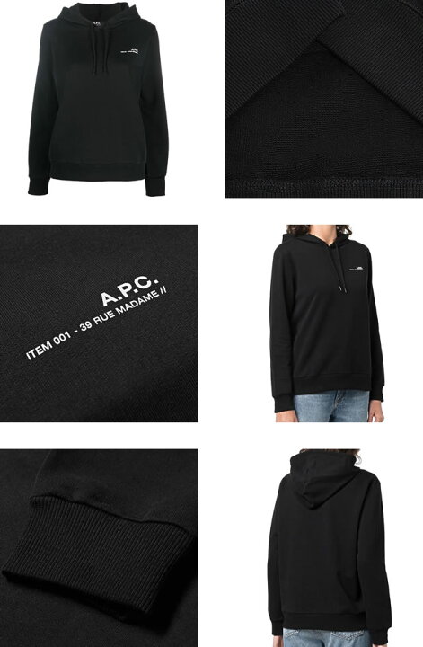 楽天市場】A.P.C. アーペーセー パーカー レディース プルオーバー 