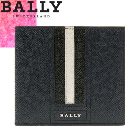 バリー BALLY 財布 二つ折り財布 小銭入れあり メンズ テイゼル レザー 本革 ブランド プレゼント ネイビー ニューブルー TEISEL LT 6218015 [S]