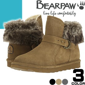 ベアパウ ココ BEARPAW KOKO ムートンブーツ ミニ ショートブーツ スノーブーツ レディース 日本正規品 シープスキン レザー 本革 防滑 防寒 撥水 大きいサイズ ブランド プレゼント 黒 茶 ブラック ブラウン