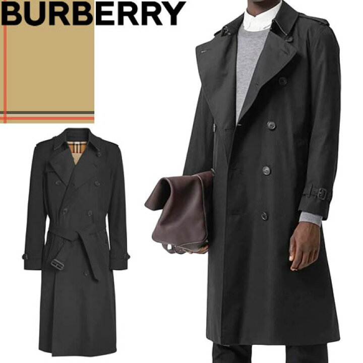 楽天市場 バーバリー Burberry コート トレンチコート スプリングコート メンズ アウター ケンジントン ヘンテージ ロング ビジネス ブランド 春 黒 ブラック The Long Kensington Heritage Trench Coat Mss エムエスエス