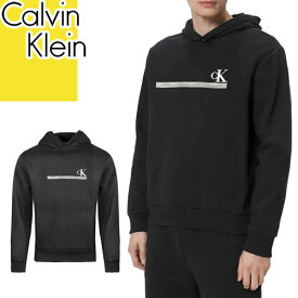 カルバンクライン Calvin Klein パーカー プルオーバーパーカー フーディー メンズ 2023年秋冬新作 スウェットパーカー ロゴ 裏起毛 ブランド 大きいサイズ オシャレ 黒 ブラック HOODIE 40KC404
