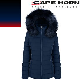 ケープホーン サルタマーマスキー CAPE HORN SALTA MURMASKY ダウン ダウンジャケット アウター レディース フード付き ショート丈 軽量 防寒 撥水 大きいサイズ ブランド ブルー ネイビー 32576