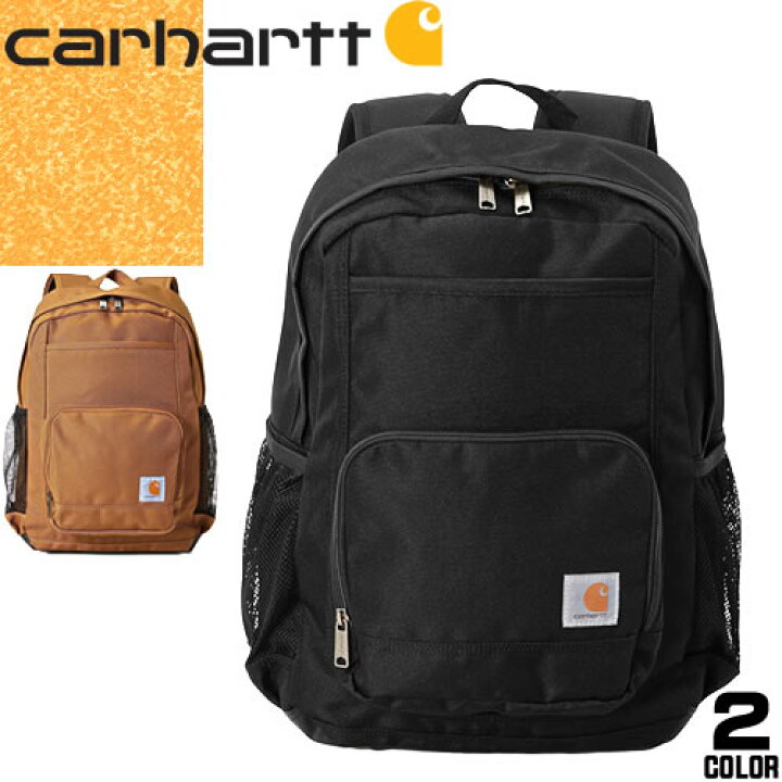 楽天市場 カーハート Carhartt リュック リュックサック バックパック デイパック メンズ レディース l ワークバッグ 通勤 通学 アウトドア ストリート おしゃれ 小さめ 軽量 ブランド 防水 黒 ブラック ブラウン Trade Backpack Mss エムエスエス