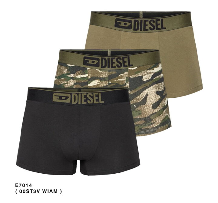楽天市場】ディーゼル DIESEL ボクサーパンツ アンダーウエア 下着 3枚 
