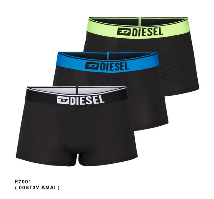 楽天市場】ディーゼル DIESEL ボクサーパンツ アンダーウエア 下着 3枚 