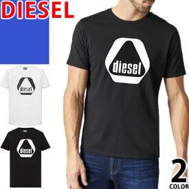 ディーゼル DIESEL Tシャツ メンズ 半袖 ロゴ クルーネック 丸首 ブランド 大きいサイズ 綿 オシャレ 白 黒 ホワイト ブラック T-DIEGOR 7-E A16930 RPATI [ゆうパケ発送]