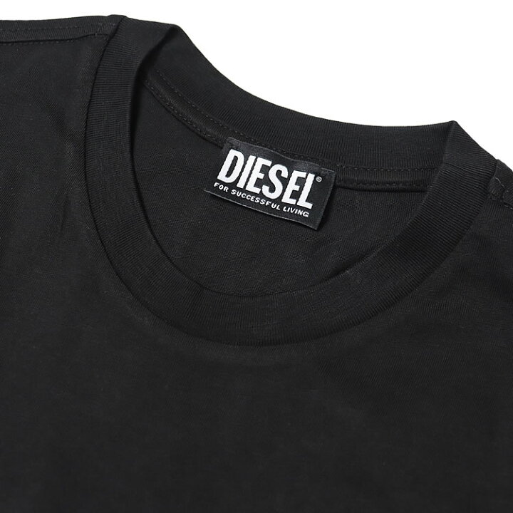 楽天市場 ディーゼル Diesel ロングtシャツ 長袖tシャツ メンズ 年秋冬新作 クルーネック ロゴ プリント ブランド 大きいサイズ おしゃれ 黒 白 ブラック ホワイト T Diego Ls Cuty A 0091a ゆうパケ発送 Mss エムエスエス