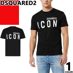 �_SALE �݌Ɍ���^�y42,900�~��19,780�~�z�f�B�[�X�N�G�A�[�h DSQUARED2 T�V���c ���� �N���[�l�b�N �ێ� �����Y ���S �v�����g �R�b�g�� �C�^���A�� �傫���T�C�Y �u�����h �� �u���b�N ICON COOL T-SHIR