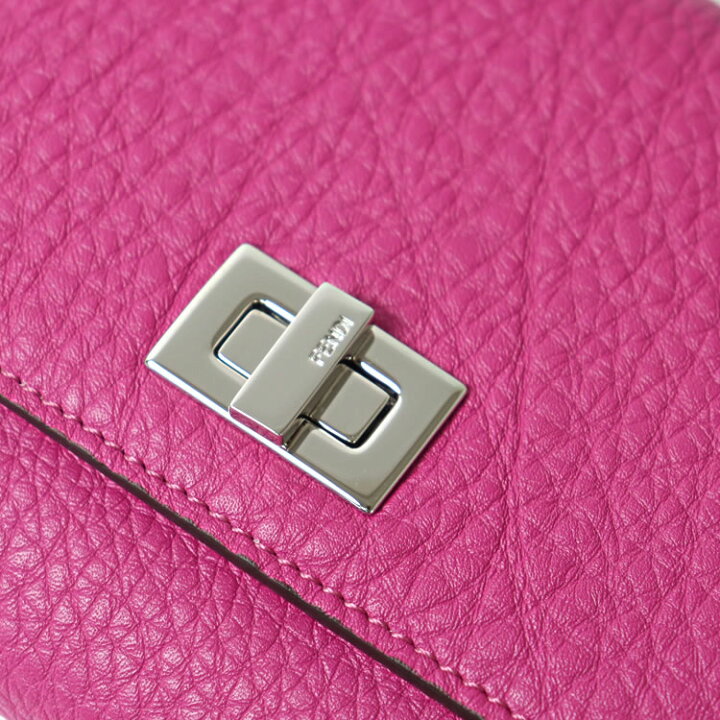 楽天市場】フェンディ FENDI 財布 二つ折り財布 ピーカブー セレリア 