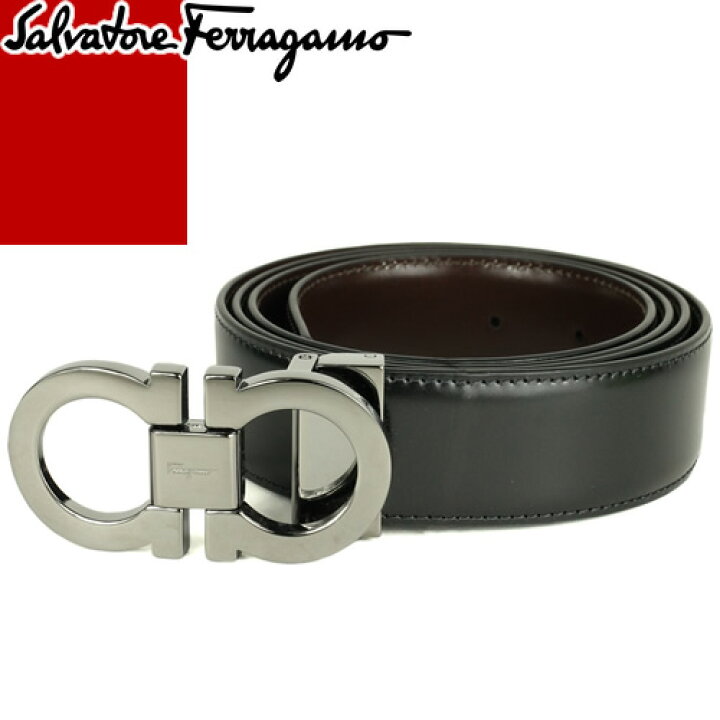 楽天市場】フェラガモ FERRAGAMO ベルト レザーベルト メンズ  