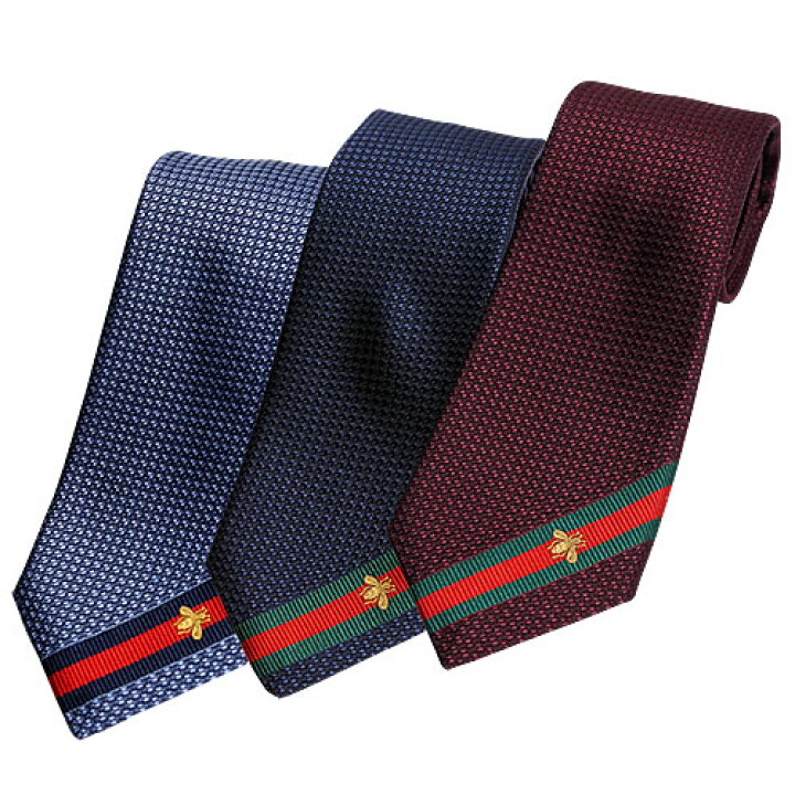楽天市場】グッチ GUCCI ネクタイ GG柄 蜂 ビー ストライプ ブランド 