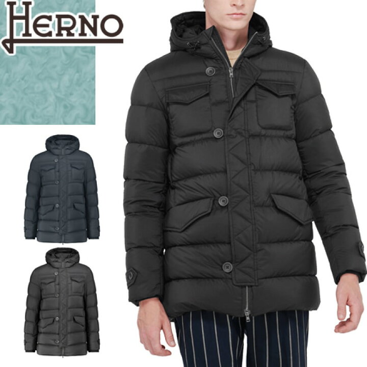 楽天市場 ヘルノ Herno ヘルノ ダウンジャケット メンズ フード付き ブランド 大きいサイズ 暖かい 紺 ネイビー Down Jacket Pi0646u 1 90 Mss エムエスエス