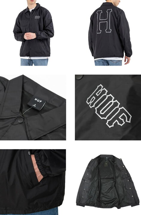 楽天市場】ハフ HUF コーチジャケット ナイロンジャケット アウター 