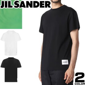 ジルサンダー JIL SANDER Tシャツ 半袖 クルーネック 丸首 メンズ 2024年春夏新作 オーバーサイズ ロゴ コットン 大きいサイズ ブランド プレゼント 白 黒 ホワイト ブラック SS T-SHIRT J47GC0001 J45048 [1枚単品][ゆうパケ発送]