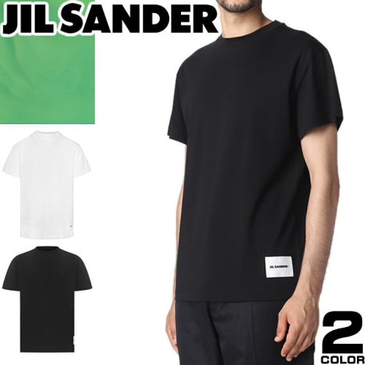 楽天市場】ジルサンダー JIL SANDER Tシャツ 半袖 クルーネック 丸首 
