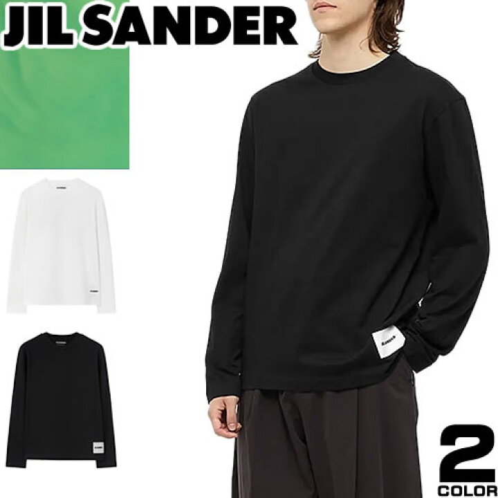 楽天市場】ジルサンダー JIL SANDER Tシャツ 長袖 ロンT クルーネック 