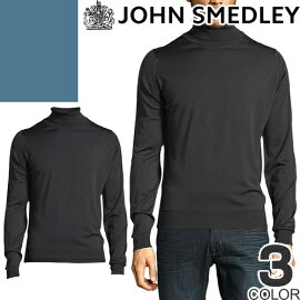 JOHNSMEDLEY(ジョンスメドレー),CHERWELL(チャーウェル),長袖,タートルネック,ブラック,チャコール,ミッドナイト,S,M,L