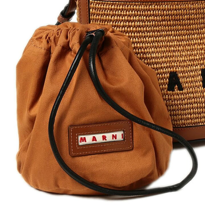 楽天市場】マルニ MARNI かごバッグ ハンドバッグ ショルダーバッグ 