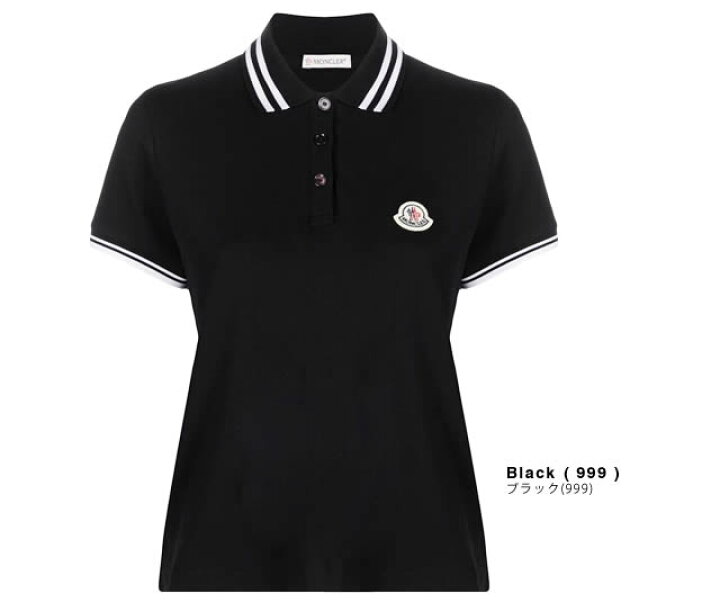 楽天市場】モンクレール MONCLER ポロシャツ レディース 半袖 ロゴ  