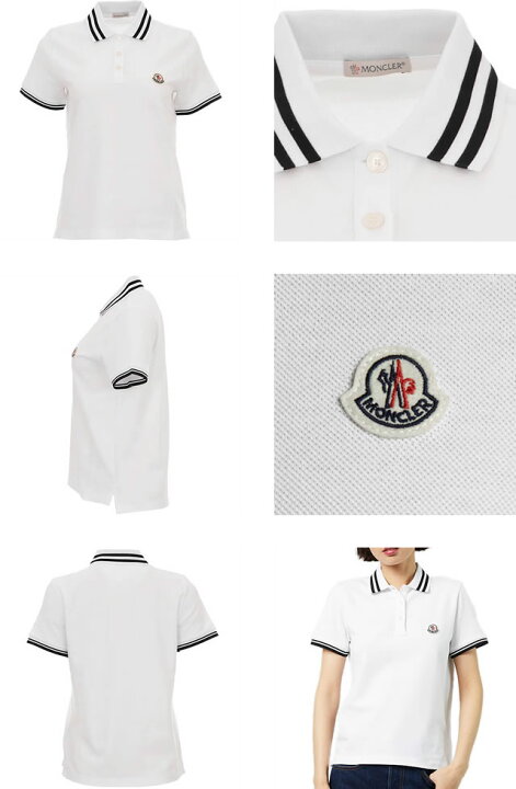 楽天市場】モンクレール MONCLER ポロシャツ レディース 半袖 ロゴ  