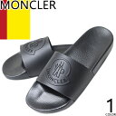 モンクレール MONCLER サンダル シャワーサンダル ラバーサンダル スライドサンダル バジーレ BASILE メンズ 2025年春夏新作 エンボスロゴ 大きいサイズ ブランド おしゃれ EVA 黒 ブラック 4C00020 M2999