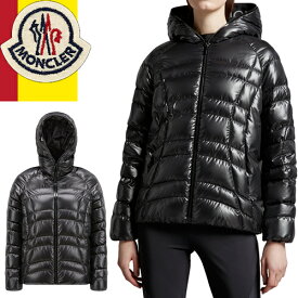 モンクレール MONCLER ダウン ダウンジャケット ナーレイ NARLAY レディース マットブラック ショート丈 ロゴ 軽量 防寒 ブランド 大きいサイズ 黒 ブラック 1A00018 595OK