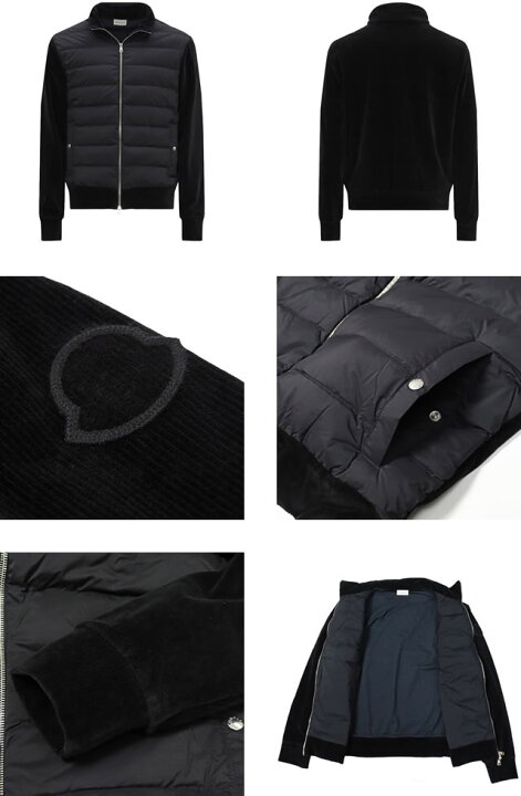 楽天市場】モンクレール MONCLER ダウン カーディガン ブルゾン  