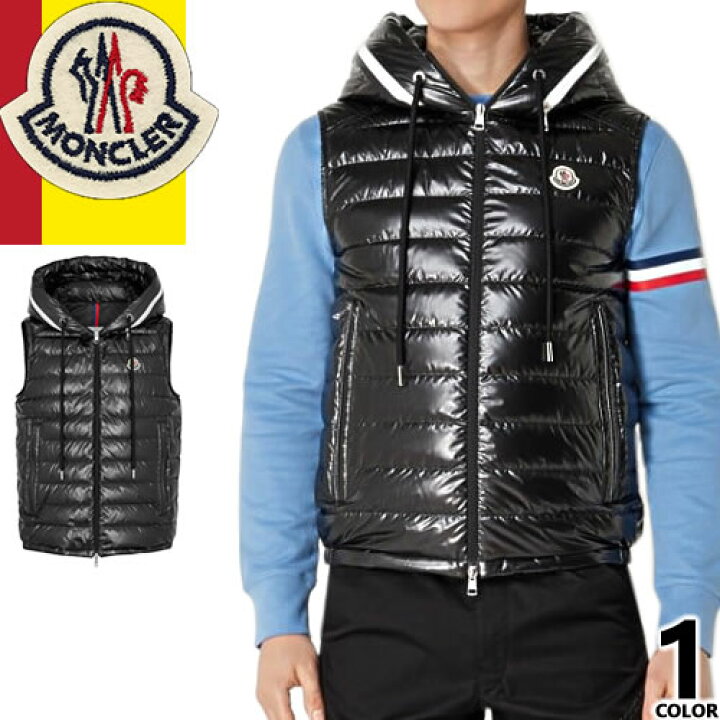 楽天市場】モンクレール MONCLER ダウン ダウンベスト メンズ ロゴ 