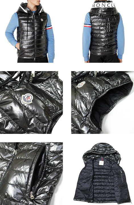 楽天市場】モンクレール MONCLER ダウン ダウンベスト メンズ ロゴ 