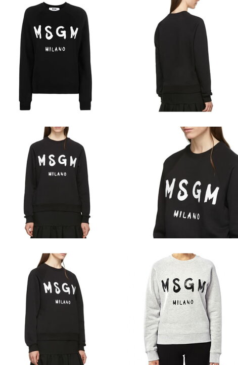 楽天市場】エムエスジーエム MSGM トレーナー スウェット プルオーバー 