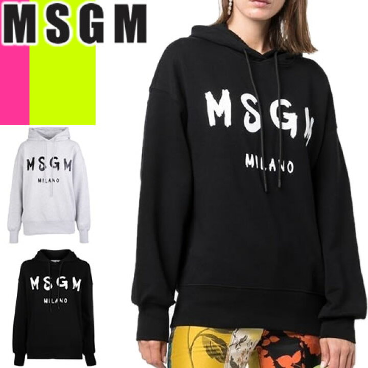 楽天市場】エムエスジーエム MSGM パーカー プルオーバー スウェット  