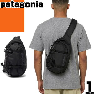 �p�^�S�j�A patagonia �A�g�� �X�����O 8L �����Y ���f�B�[�X 2026�N�t�ĐV�� �{�f�B�o�b�O �����V�����_�[�o�b�O �΂߂��� ���������� �傫�� �y�� ���� �i�C���� �� �u���b�N ATOM SLING BAG 8L 48262