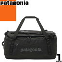 パタゴニア patagonia バッグ ボストンバッグ ダッフルバッグ トラベルバッグ リュック バックパック ブラックホール ダッフル 40L メンズ レディース 2024年秋冬新作 旅行 修学旅行 ブランド 軽量 黒 ブラック BLACK HOLE DUFFEL 40L 49339