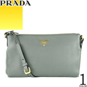 �v���_ PRADA �o�b�O �V�����_�[�o�b�O �{�f�B�o�b�O ���f�B�[�X �΂߂��� ���|�� �{�v ���U�[ �u�����h �v���[���g �O���[ LEATHER SHOULDER BAG 1BH050 2BBE