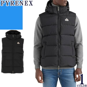 �s���l�b�N�X �X�v�[�g�j�b�N PYRENEX SPOUTNIC MINI RS VEST �_�E�� �_�E���x�X�g �A�E�^�[ �����Y 2025�N�H�~�V�� �t�[�h�t�� �y�� �h�� ���� �ʋ� �ʊw �傫���T�C�Y �u�����h �� �u���b�N HMY021P