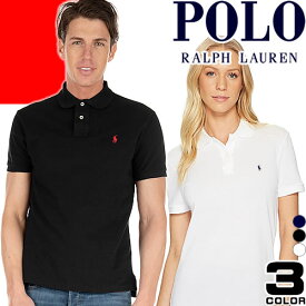 ポロ ラルフローレン POLO RALPHLAUREN ポロシャツ 半袖 メンズ レディース ロゴ 刺繍 鹿の子 シンプル ワンポイント ブランド 白 黒 ホワイト ブラック ネイビー [ゆうパケ発送][アウトレット]