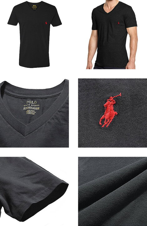 楽天市場 ポロ ラルフローレン Polo Ralph Lauren Tシャツ 半袖 Vネック メンズ レディース 22年春夏新作 ロゴ 刺繍 おしゃれ ワンポイント 綿100 ブランド 白 黒 ホワイト ブラック ネイビー メール便発送 Mss エムエスエス