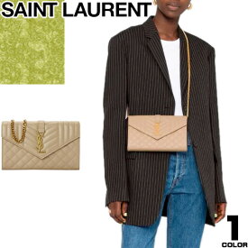 サンローラン SAINT LAURENT PARIS バッグ ショルダーバッグ 長財布 カサンドラ チェーンウォレット レディース 2way 斜めがけ ブランド 革 本革 レザー 小さめ ベージュ CASSANDRE CHAIN WALLET 620280 BOW91